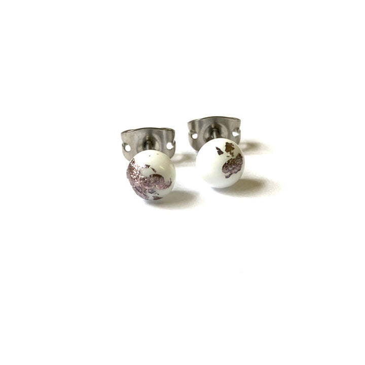 Palladium stud store earrings